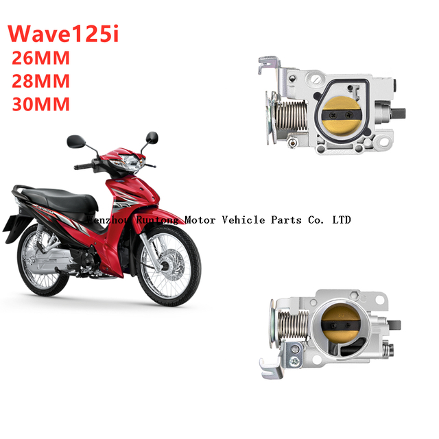 Honda Wave125i 26mm 28mm 30mm دراجة نارية خنق الجسم 